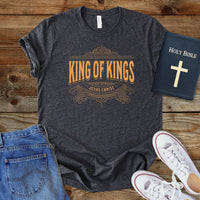 a t - shirt with the words king of kings on it