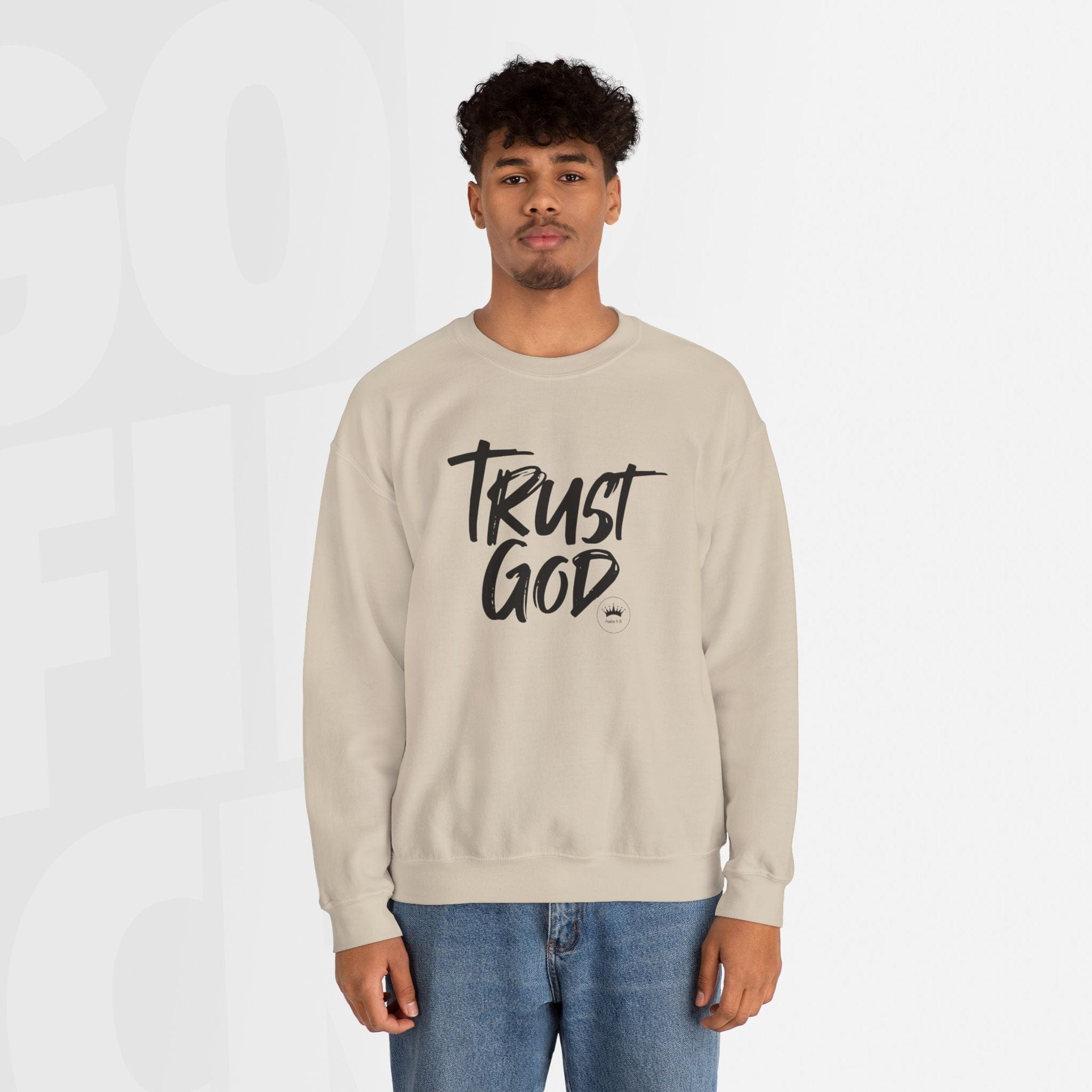 Trust God - Unisex Crewneck Sweatshirt