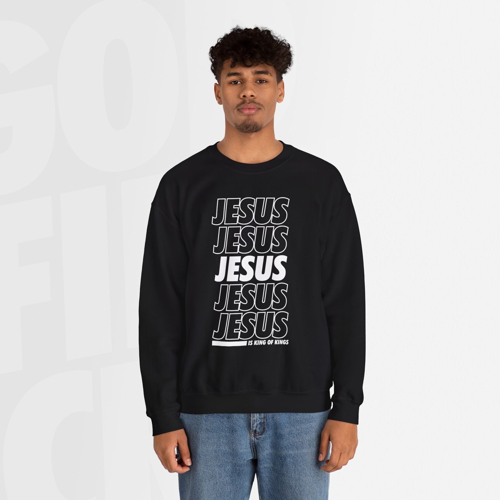 Jesus Is King Of Kings - Unisex Crewneck Sweatshirt