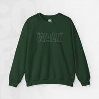 Walk By Faith - Unisex Crewneck Sweatshirt