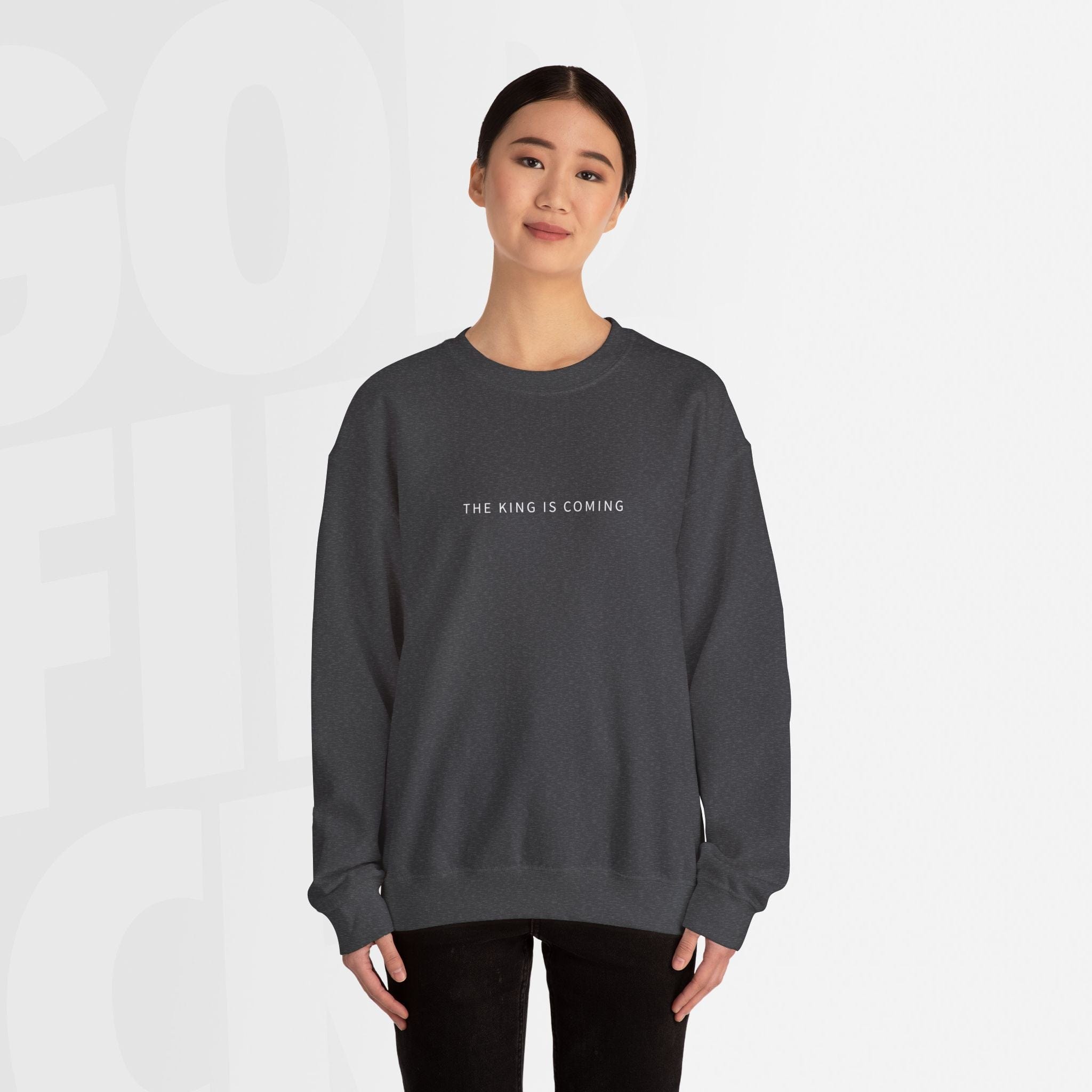 The King Is Coming - Unisex Crewneck Sweatshirt