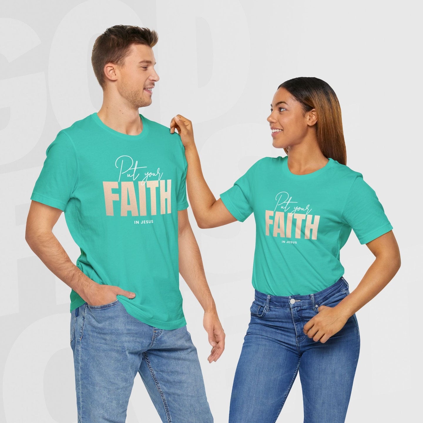 Put Your Faith In Jesus - Unisex T-Shirt