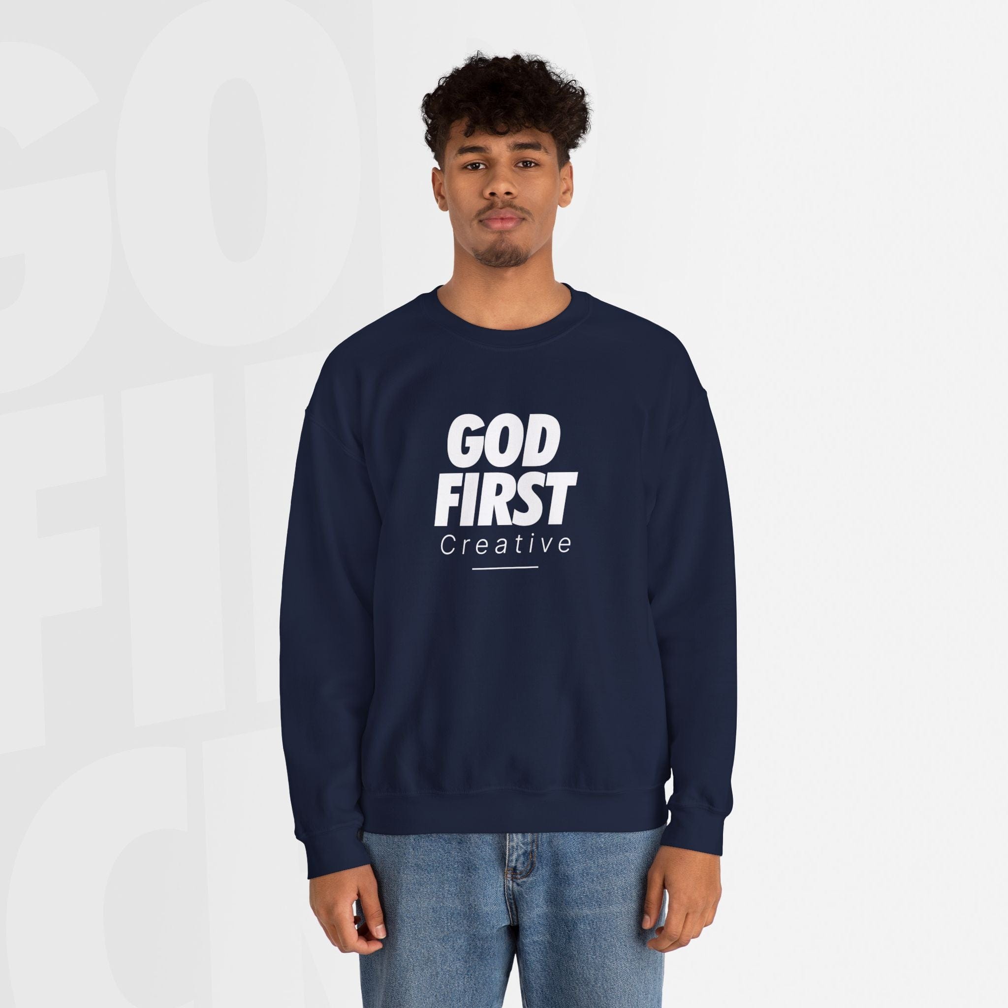 God First Creative - Unisex Crewneck Sweatshirt