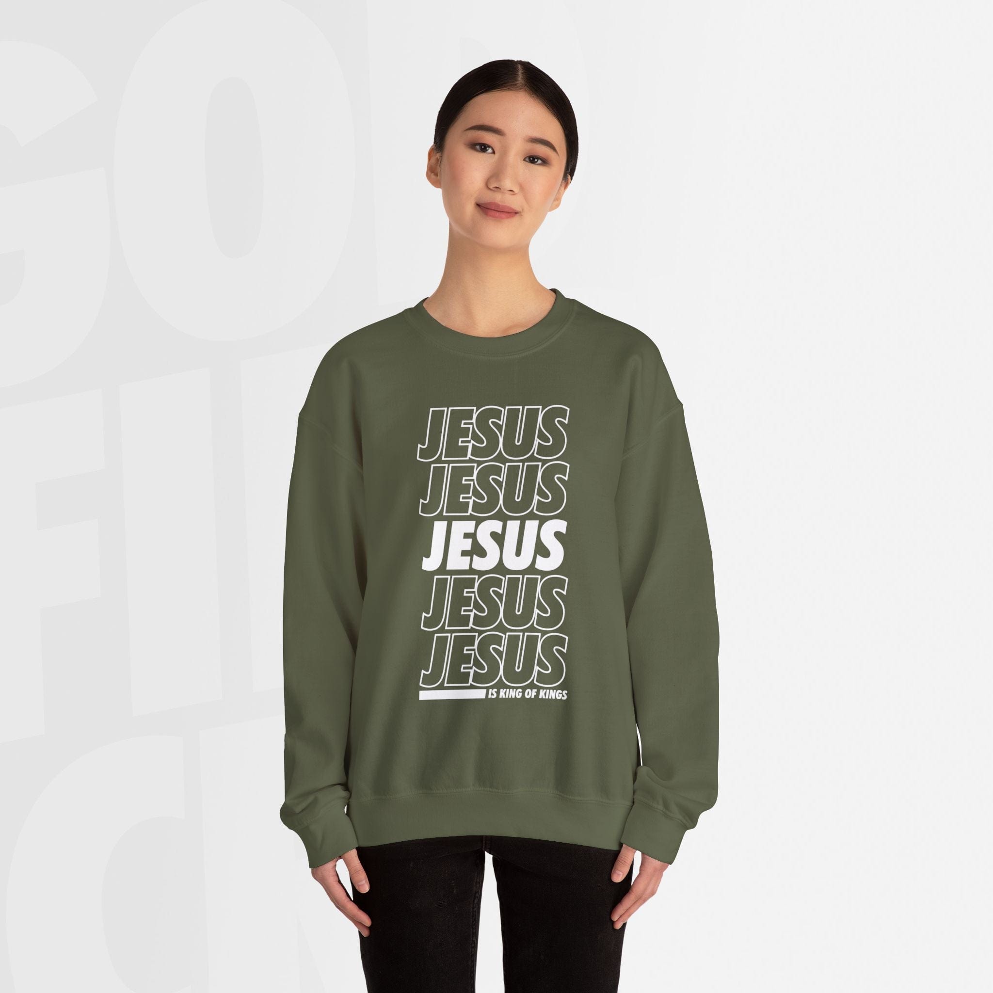 Jesus Is King Of Kings - Unisex Crewneck Sweatshirt