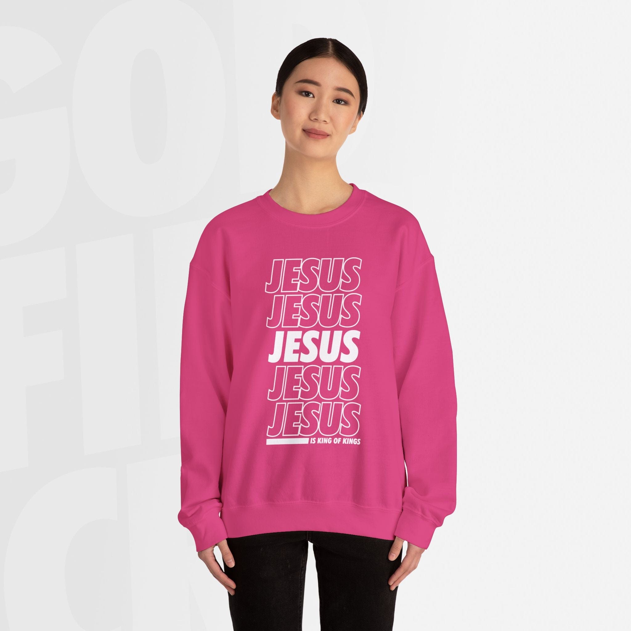 Jesus Is King Of Kings - Unisex Crewneck Sweatshirt