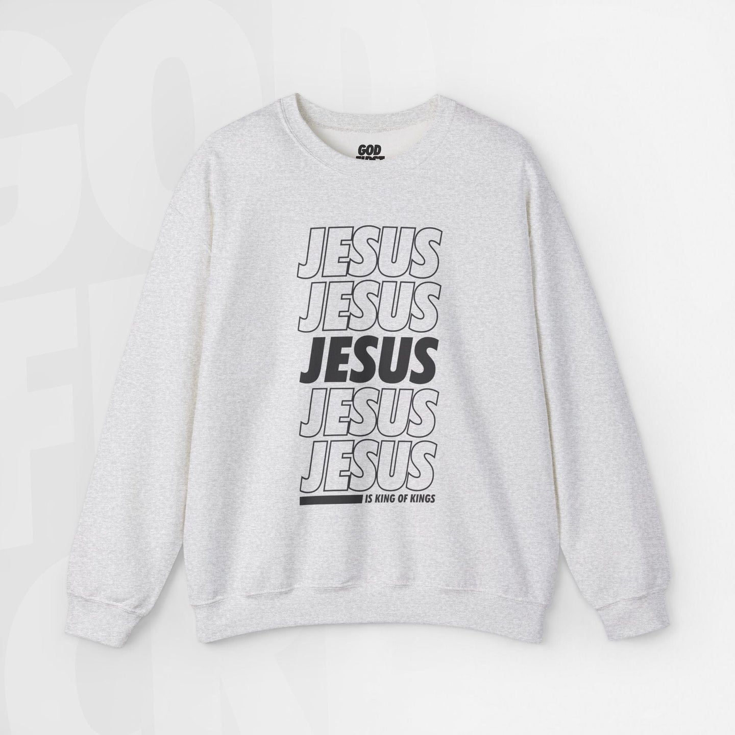 Jesus Is King Of Kings - Unisex Crewneck Sweatshirt