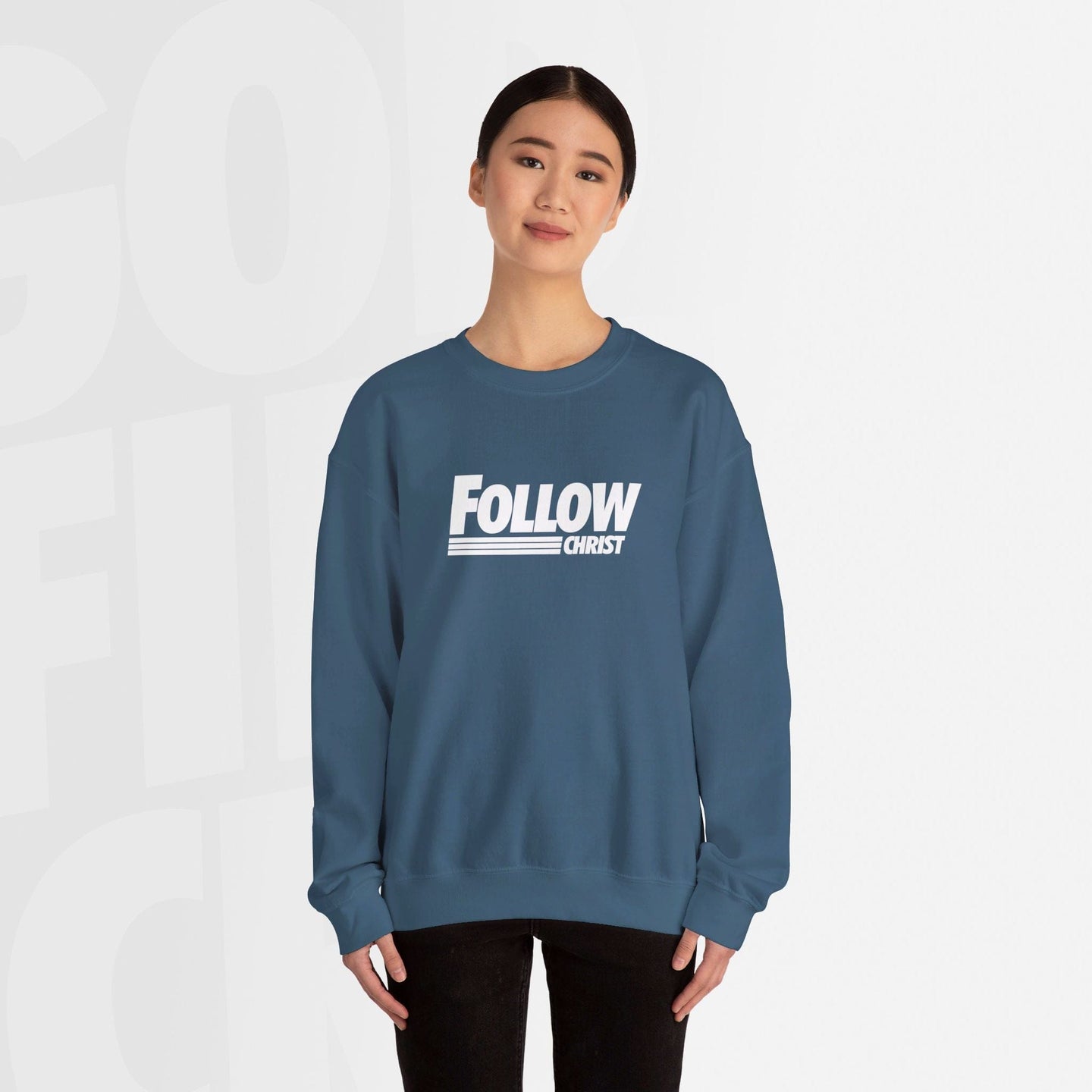 Follow Christ - Unisex Crewneck Sweatshirt