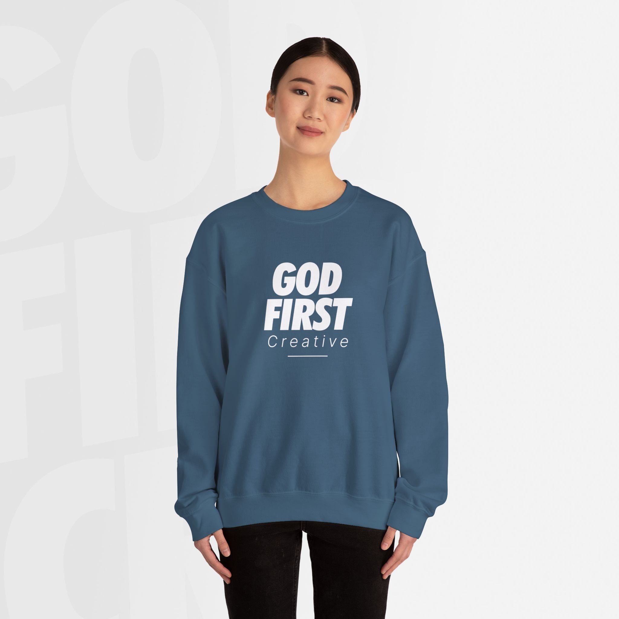 God First Creative - Unisex Crewneck Sweatshirt