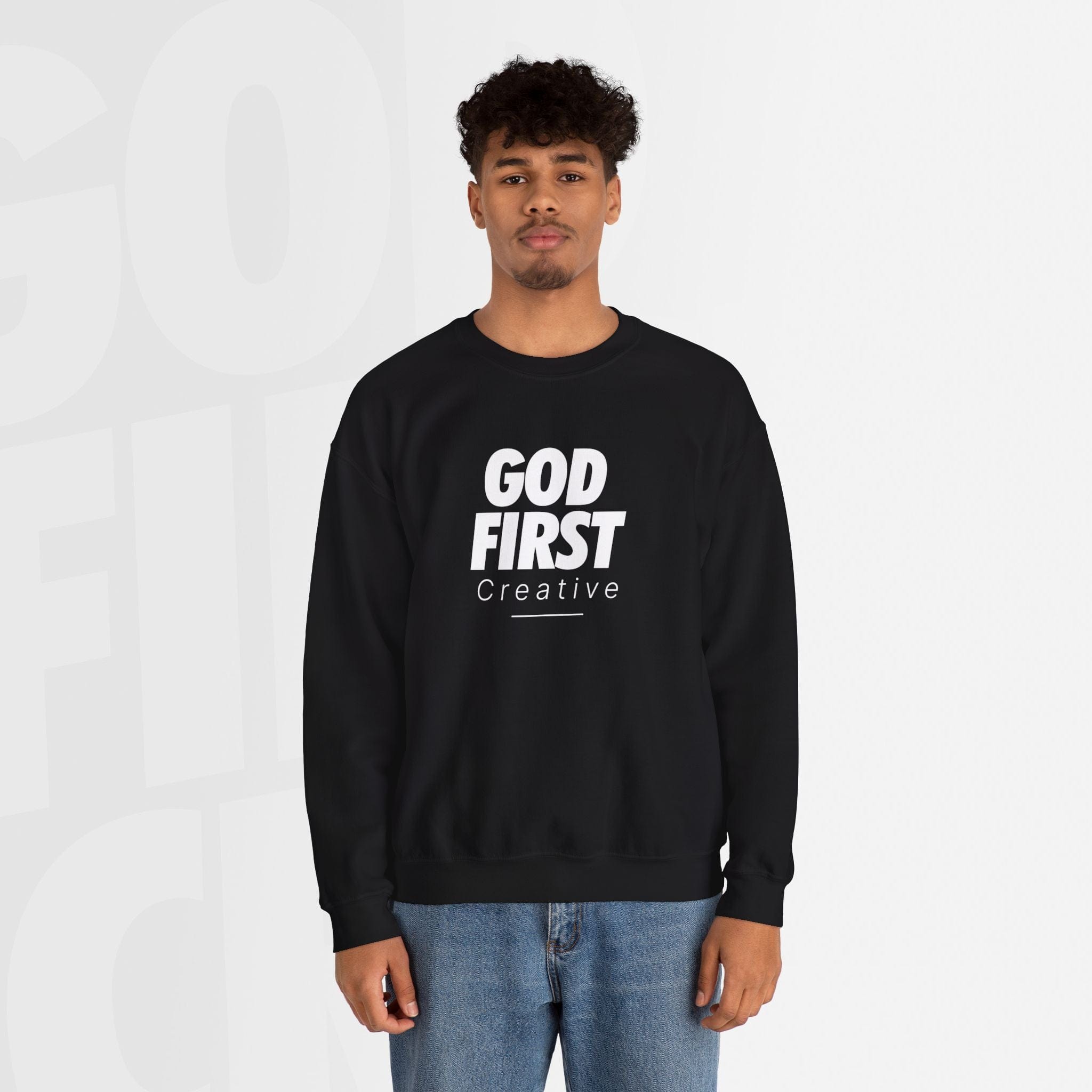 God First Creative - Unisex Crewneck Sweatshirt