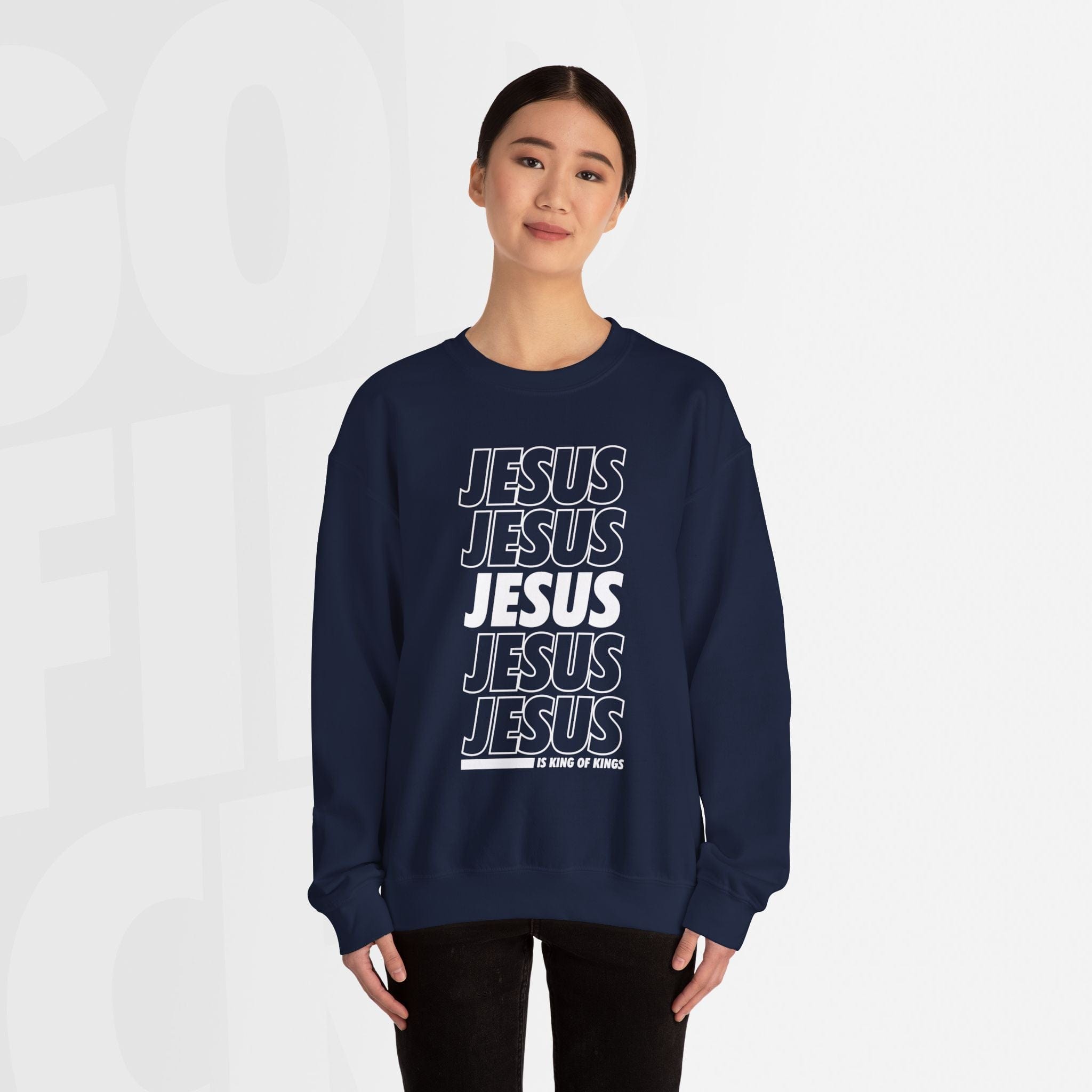 Jesus Is King Of Kings - Unisex Crewneck Sweatshirt