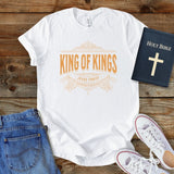 a t - shirt with the words king of kings on it