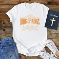 a t - shirt with the words king of kings on it