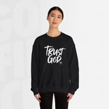 Trust God - Unisex Crewneck Sweatshirt