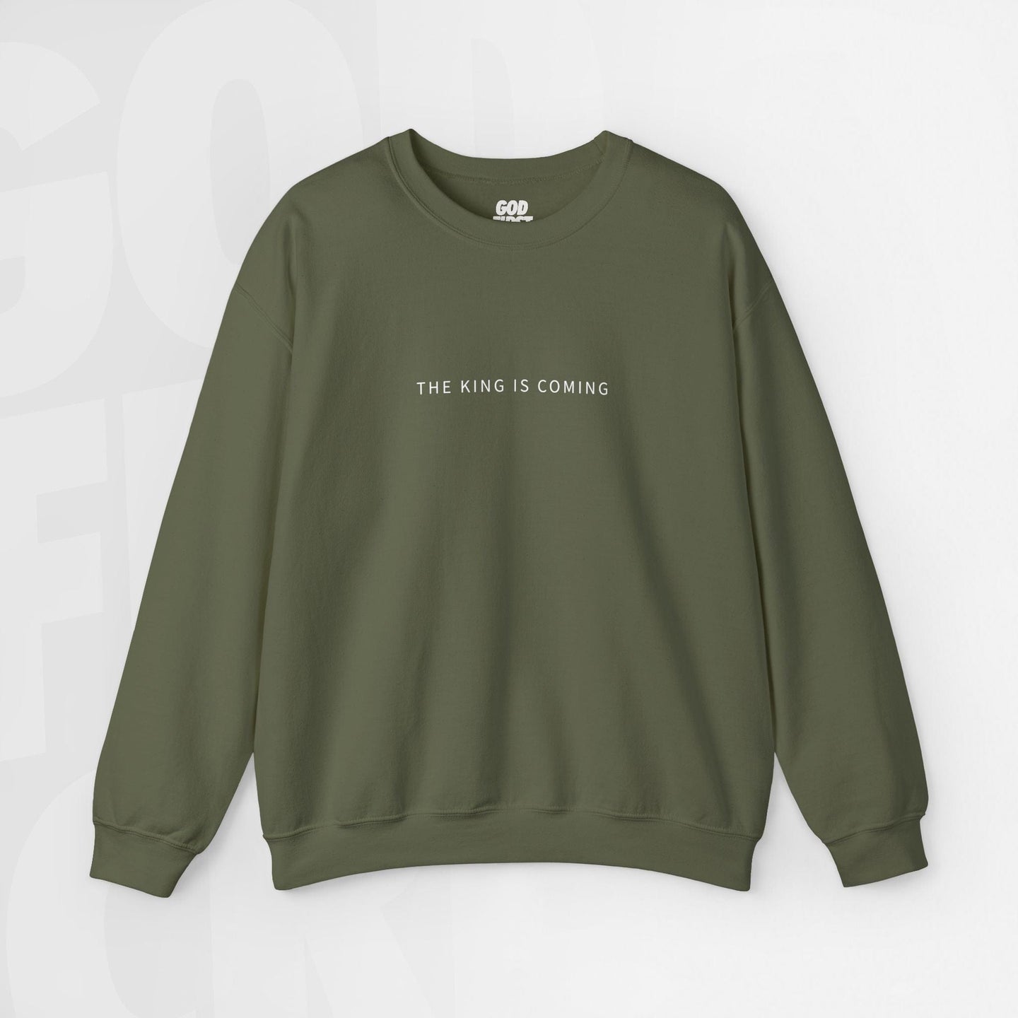 The King Is Coming - Unisex Crewneck Sweatshirt