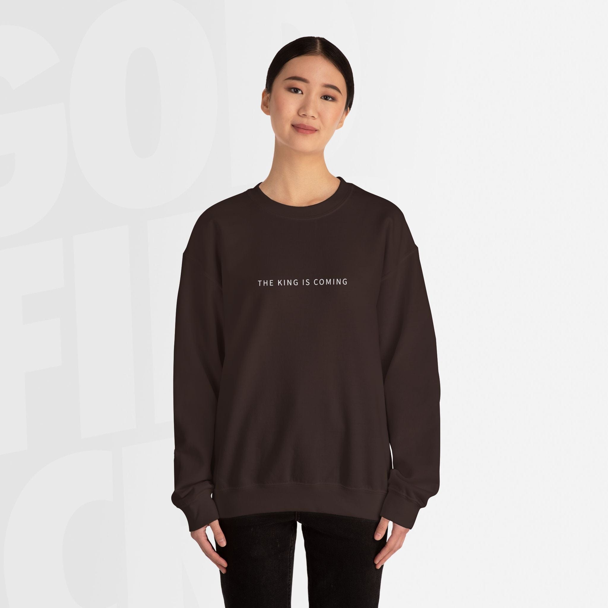 The King Is Coming - Unisex Crewneck Sweatshirt