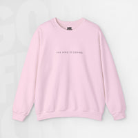 The King Is Coming - Unisex Crewneck Sweatshirt