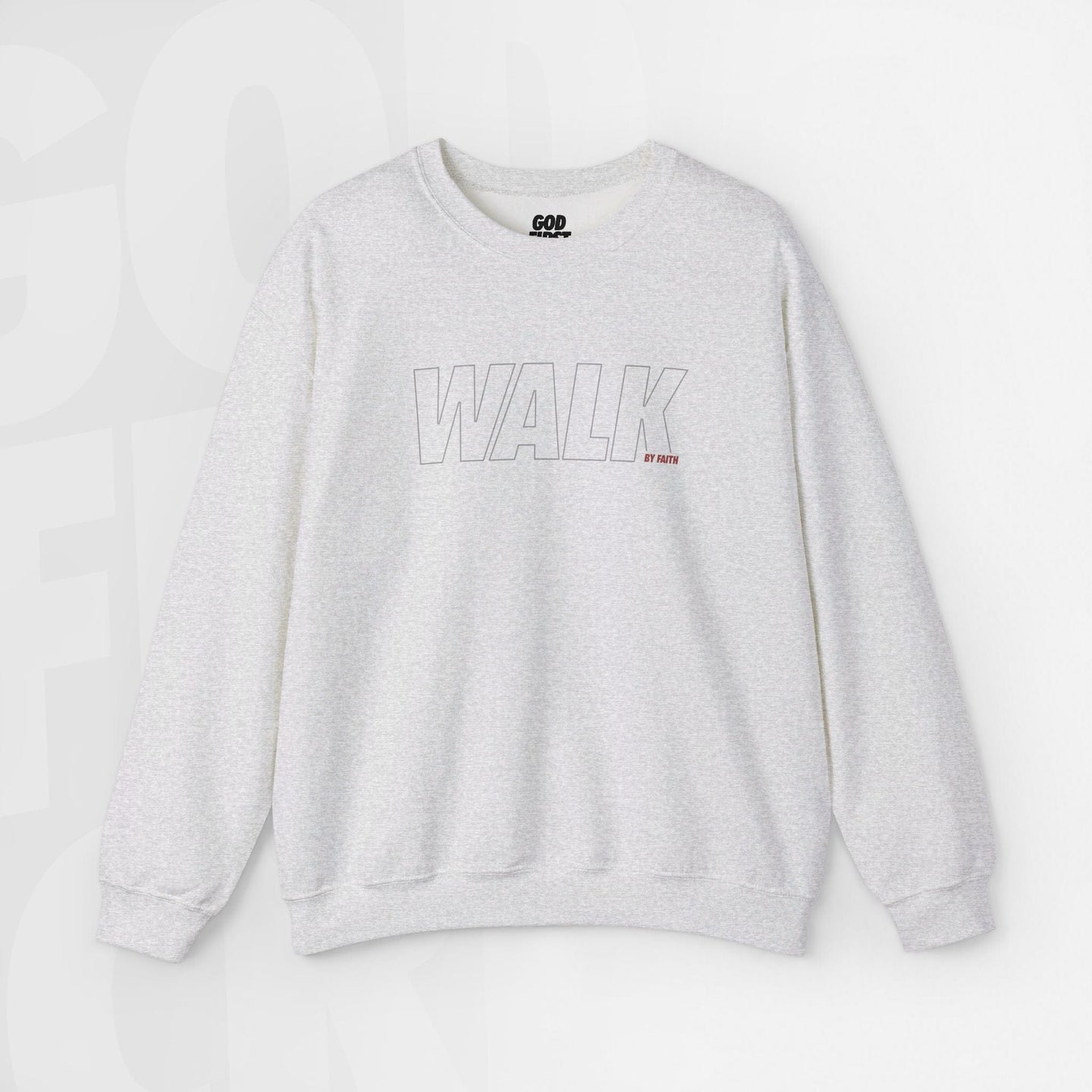 Walk By Faith - Unisex Crewneck Sweatshirt