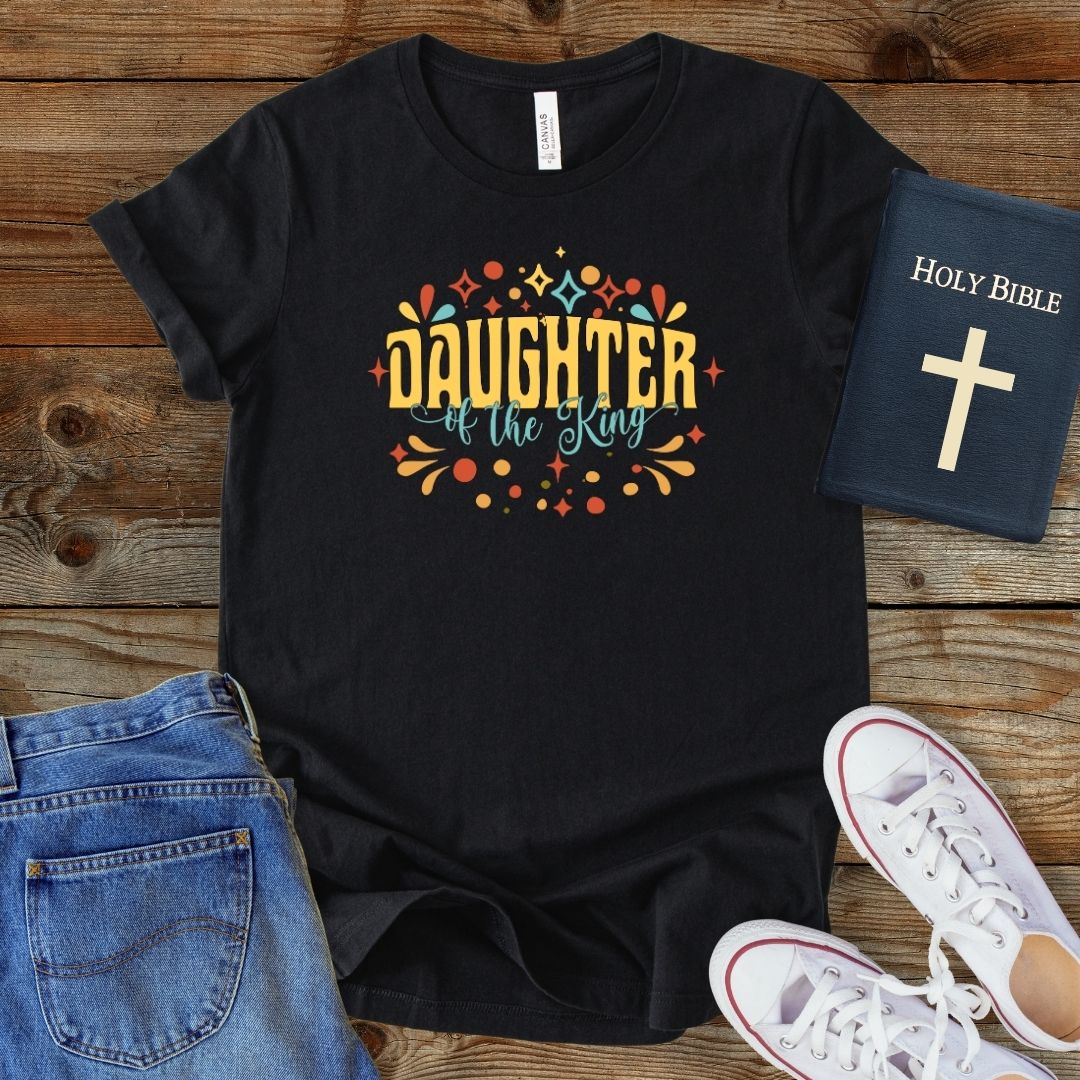 a black t - shirt with the words daughter on it