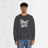 Trust God - Unisex Crewneck Sweatshirt