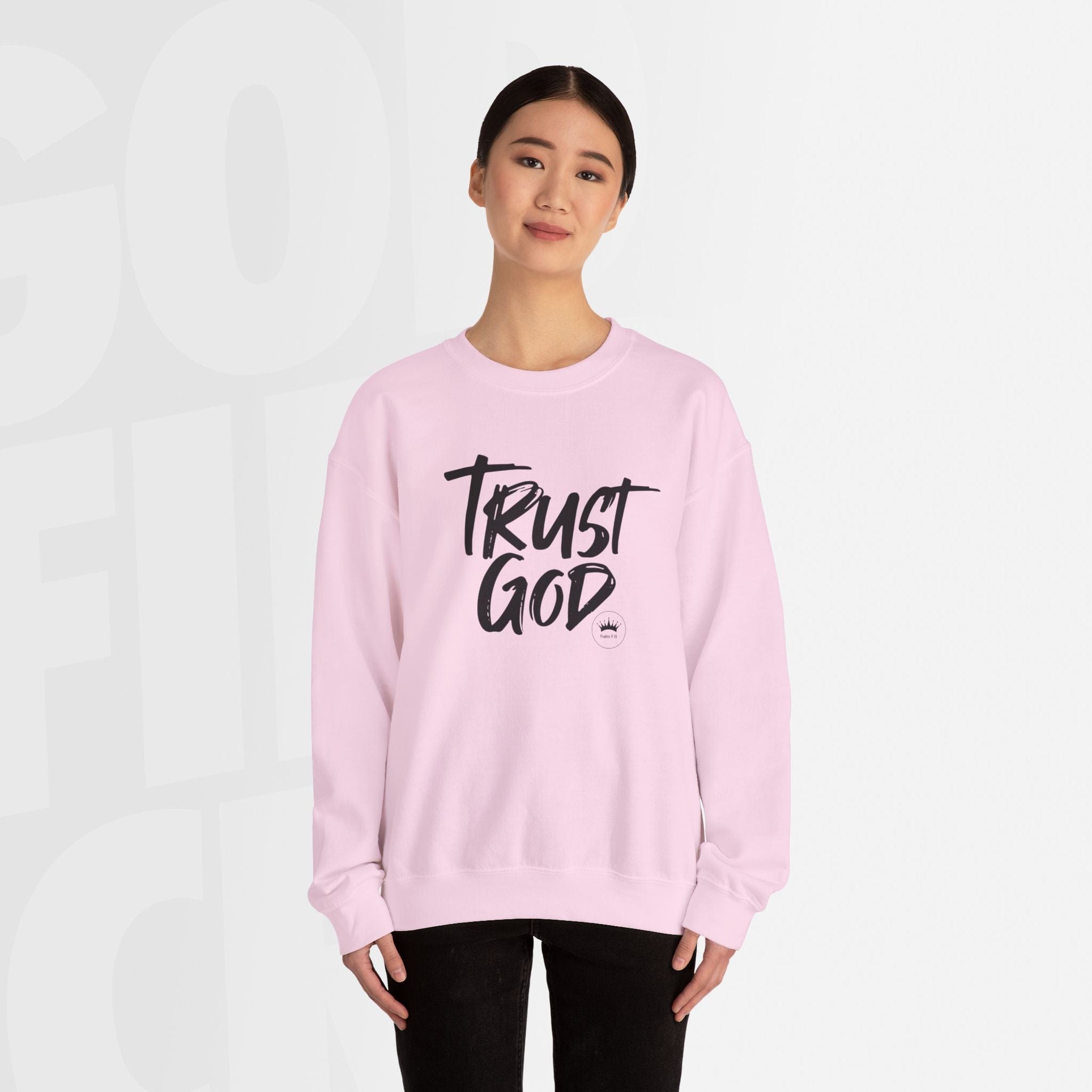 Trust God - Unisex Crewneck Sweatshirt