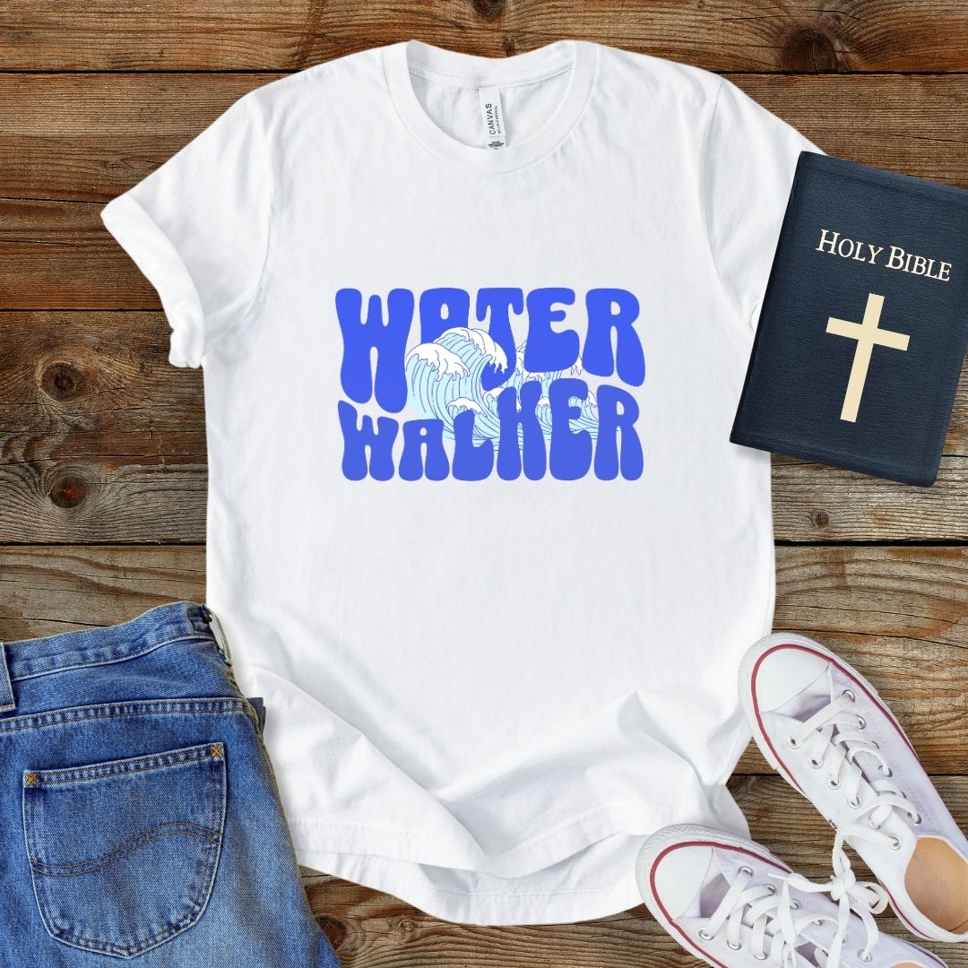 a t - shirt with the words water walker on it